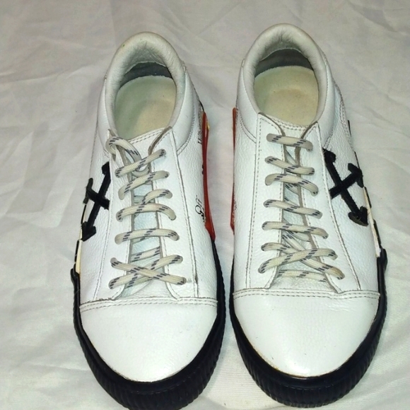 OFF-WHITE VULCANIZED SOUL SNEAKERS WOMEN'S SIZE 5 AND 1/2 EURO SIZE 36 - Picture 2 of 12